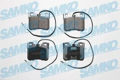 Гальмівні колодки, дискове гальмо (набір) SAMKO 5SP283