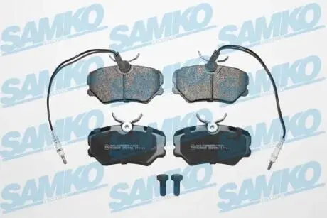Гальмівні колодки, дискове гальмо (набір) SAMKO 5SP293
