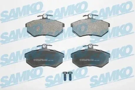 Гальмівні колодки, дискове гальмо (набір) SAMKO 5SP299