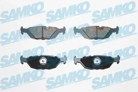 Гальмівні колодки, дискове гальмо (набір) SAMKO 5SP306