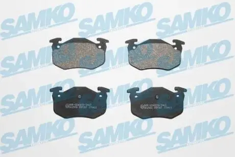 Гальмівні колодки, дискове гальмо (набір) SAMKO 5SP307