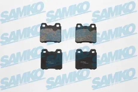 Гальмівні колодки, дискове гальмо (набір) SAMKO 5SP317