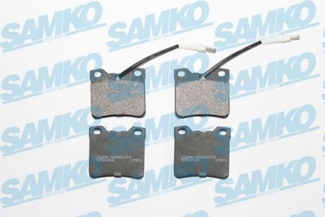 Тормозные колодки, дисковый тормоз.) SAMKO 5SP330 (фото 1)