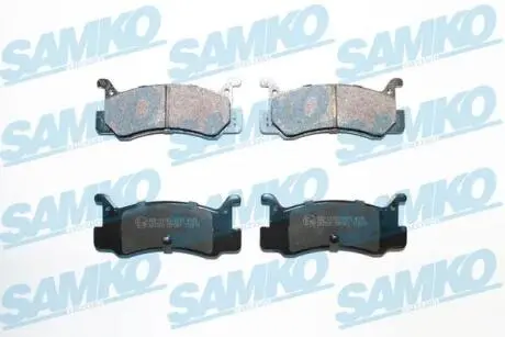 Гальмівні колодки, дискове гальмо (набір) SAMKO 5SP367