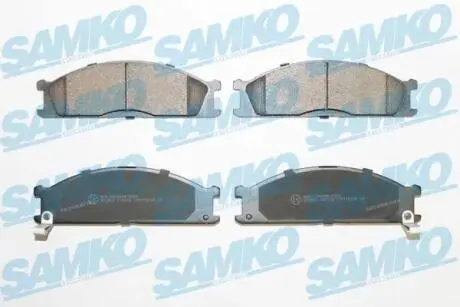 Гальмівні колодки, дискове гальмо (набір) SAMKO 5SP378