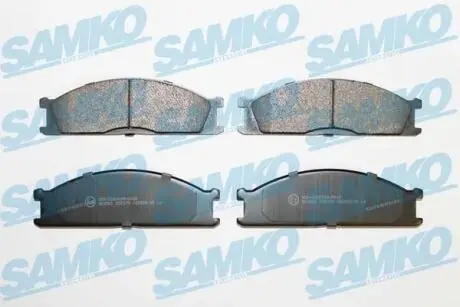 Гальмівні колодки, дискове гальмо (набір) SAMKO 5SP379
