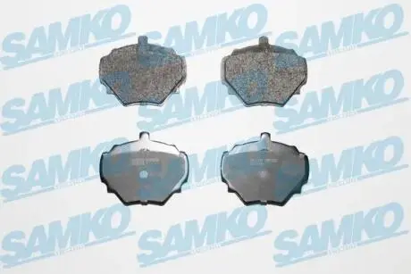Гальмівні колодки, дискове гальмо (набір) SAMKO 5SP392