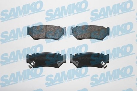 Тормозные колодки, дисковый тормоз.) SAMKO 5SP396 (фото 1)