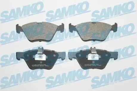 Гальмівні колодки, дискове гальмо (набір) SAMKO 5SP406