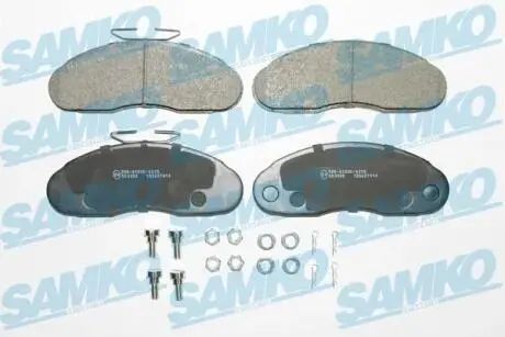Гальмівні колодки, дискове гальмо (набір) SAMKO 5SP414