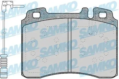 Гальмівні колодки, дискове гальмо (набір) SAMKO 5SP423A