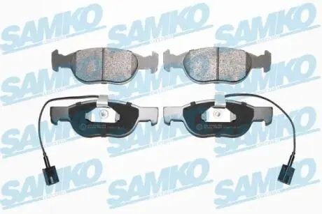 Гальмівні колодки, дискове гальмо (набір) SAMKO 5SP424