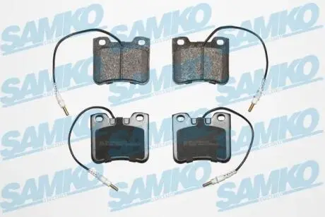 Гальмівні колодки, дискове гальмо (набір) SAMKO 5SP444