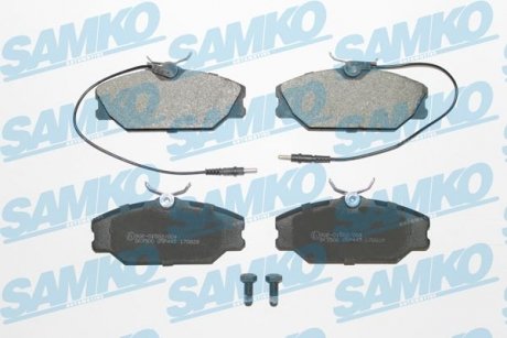 Тормозные колодки, дисковый тормоз.) SAMKO 5SP445 (фото 1)
