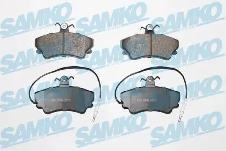 Гальмівні колодки, дискове гальмо (набір) SAMKO 5SP452