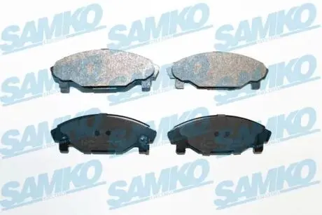 Гальмівні колодки, дискове гальмо (набір) SAMKO 5SP457