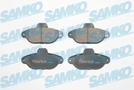 Тормозные колодки, дисковый тормоз.) SAMKO 5SP464