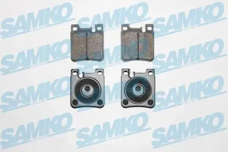 Гальмівні колодки, дискове гальмо (набір) SAMKO 5SP477