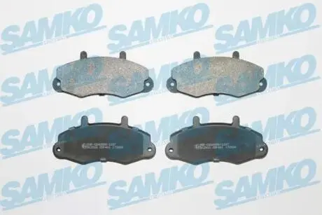 Гальмівні колодки, дискове гальмо (набір) SAMKO 5SP481