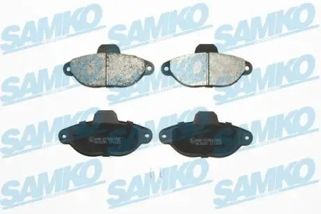 Гальмівні колодки, дискове гальмо (набір) SAMKO 5SP483
