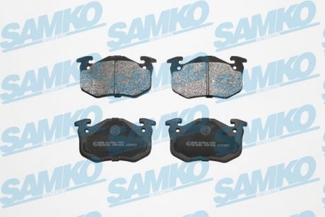 Тормозные колодки, дисковый тормоз.) SAMKO 5SP484 (фото 1)