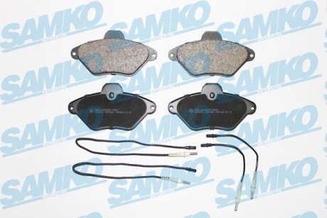 Тормозные колодки, дисковый тормоз.) SAMKO 5SP486