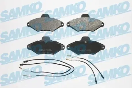 Тормозные колодки, дисковый тормоз.) SAMKO 5SP487