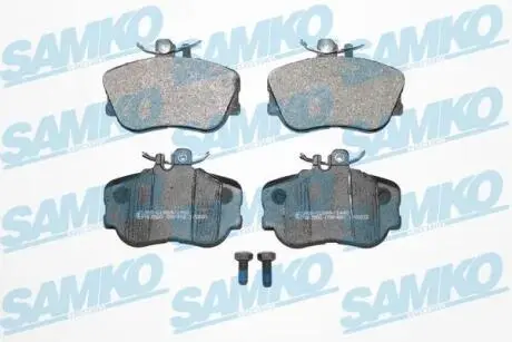 Гальмівні колодки, дискове гальмо (набір) SAMKO 5SP492