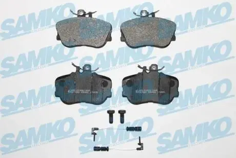 Гальмівні колодки, дискове гальмо (набір) SAMKO 5SP492A