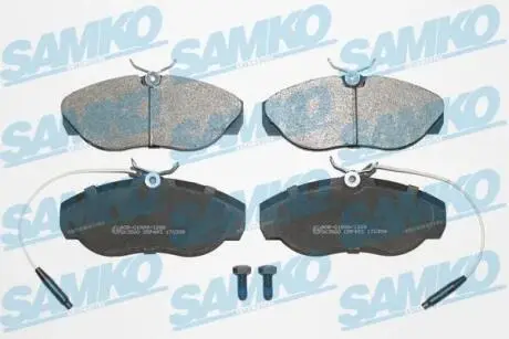 Колодки гальмівні передні 94-02 (1.4t) SAMKO 5SP493