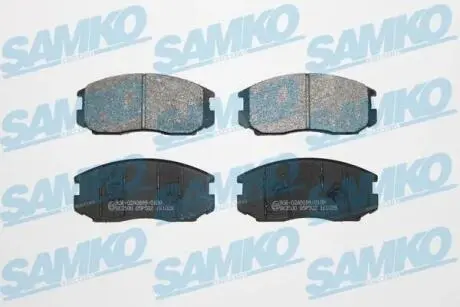 Гальмівні колодки, дискове гальмо (набір) SAMKO 5SP502
