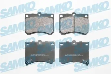 Гальмівні колодки, дискове гальмо (набір) SAMKO 5SP510