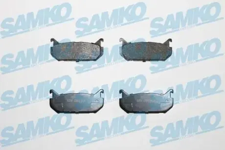 Гальмівні колодки, дискове гальмо (набір) SAMKO 5SP512