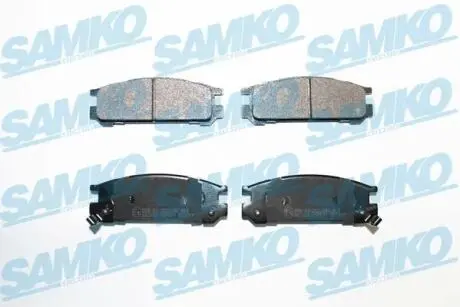 Гальмівні колодки, дискове гальмо (набір) SAMKO 5SP517