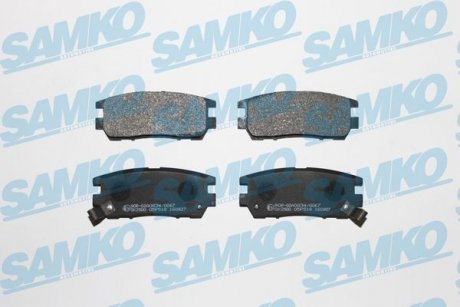 Тормозные колодки, дисковый тормоз.) SAMKO 5SP518 (фото 1)