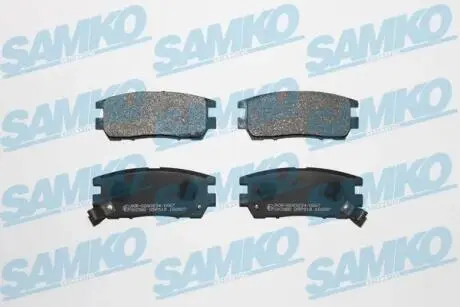 Гальмівні колодки, дискове гальмо (набір) SAMKO 5SP518