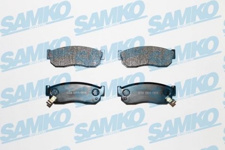 Тормозные колодки, дисковый тормоз.) SAMKO 5SP519 (фото 1)