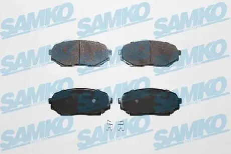 Гальмівні колодки, дискове гальмо (набір) SAMKO 5SP525