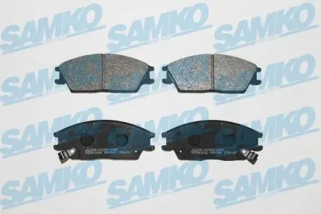 Гальмівні колодки, дискове гальмо (набір) SAMKO 5SP542
