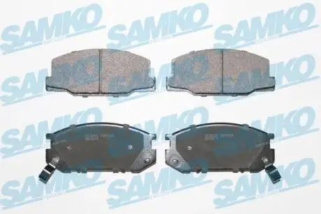 Гальмівні колодки, дискове гальмо (набір) SAMKO 5SP553