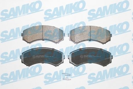 Тормозные колодки, дисковый тормоз.) SAMKO 5SP569 (фото 1)