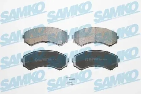 Гальмівні колодки, дискове гальмо (набір) SAMKO 5SP569