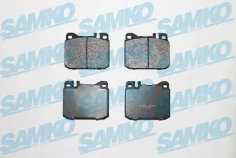Гальмівні колодки, дискове гальмо (набір) SAMKO 5SP572