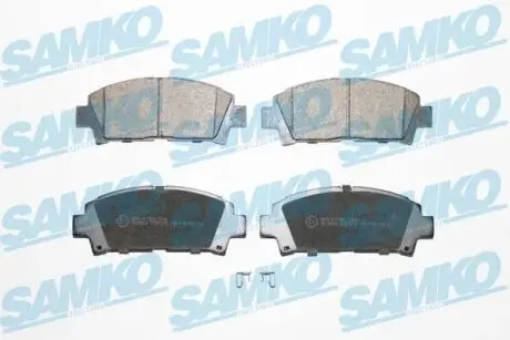 Гальмівні колодки, дискове гальмо (набір) SAMKO 5SP573