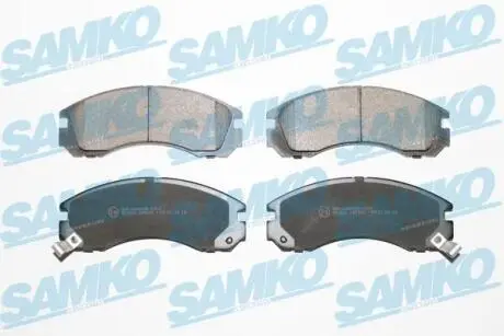 Гальмівні колодки, дискове гальмо (набір) SAMKO 5SP578