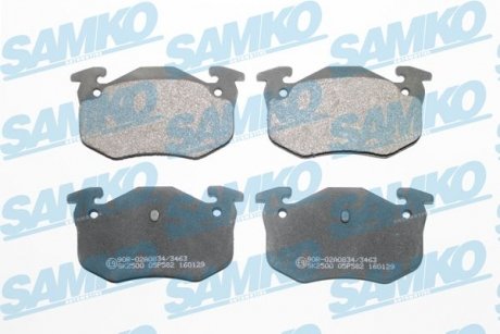 Тормозные колодки, дисковый тормоз.) SAMKO 5SP582 (фото 1)