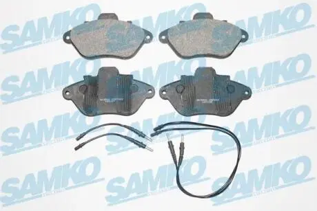 Гальмівні колодки, дискове гальмо (набір) SAMKO 5SP583