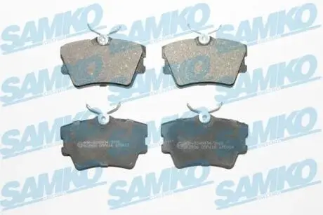 Гальмівні колодки, дискове гальмо (набір) SAMKO 5SP616