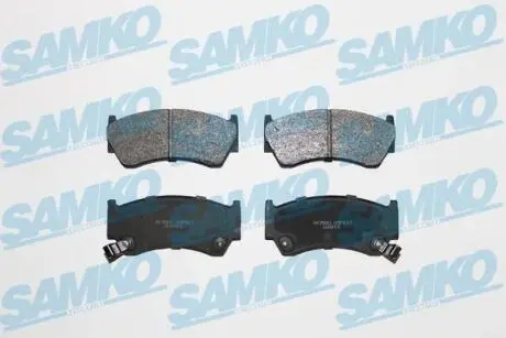 Гальмівні колодки, дискове гальмо (набір) SAMKO 5SP617