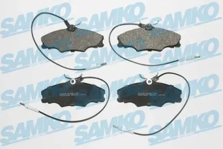 Гальмівні колодки, дискове гальмо (набір) SAMKO 5SP619